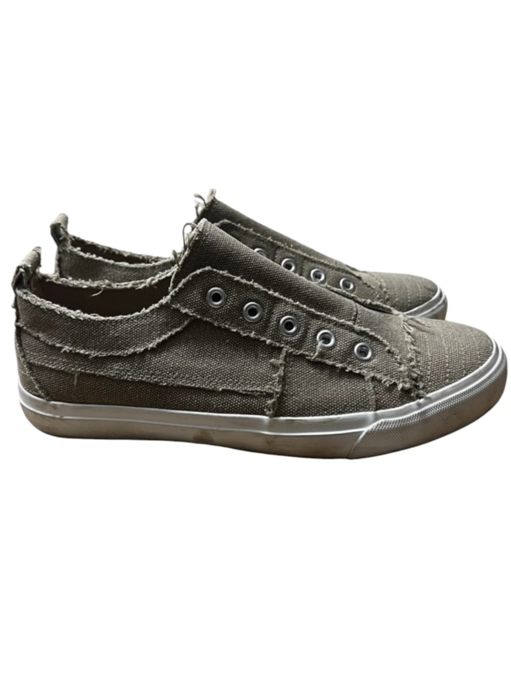 CORKYS Babalu Slip On Sneaker Taupe #S34-4 Size 8